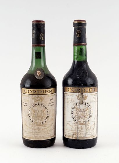 Château Gruaud Larose 1967 1971 - 2 bout...