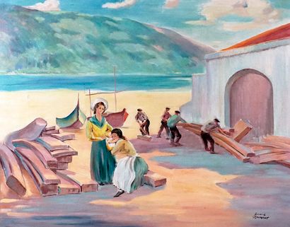 RAMAUT, Louis (1916-1973)
Sans titre - Famille...