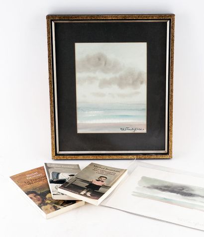 TREMBLAY, Michel (1942-)
Sans titre - Paysage
Aquarelle
Signée...