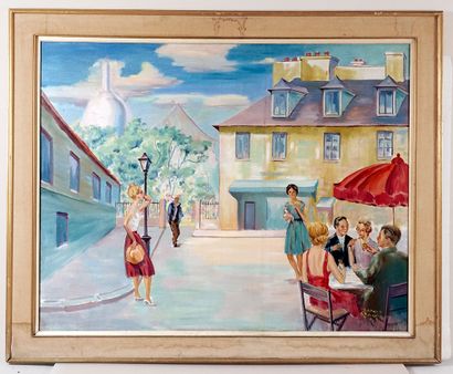 RAMAUT, Louis (1916-1973)
Sans titre - Attablés...