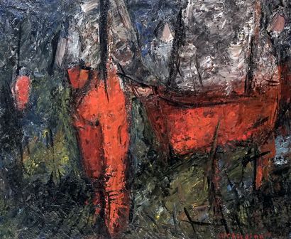 CHICOINE, Owen Alexandre (1916-1982)
Bateaux...