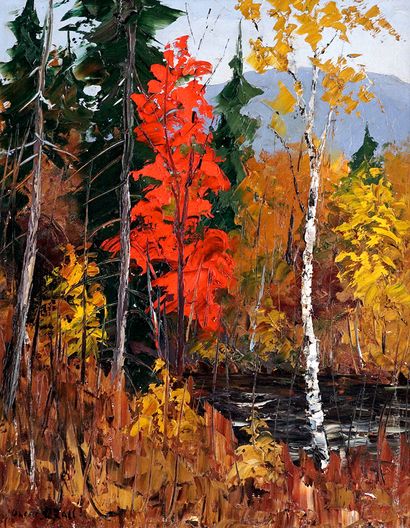 DE LALL, Oscar Daniel (1903-1971)
Paysage...