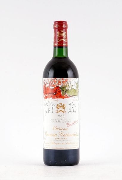 Château Mouton Rothschild 1989 - 1 boute...