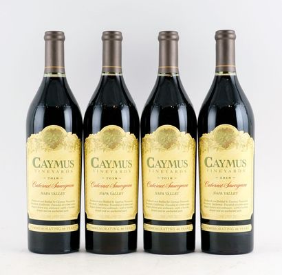Caymus Cabernet Sauvignon 2018 - 4 bouteilles...