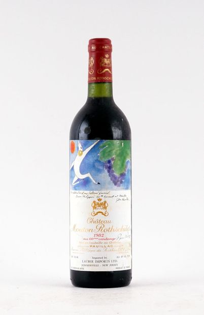 Château Mouton Rothschild 1982 - 1 boute...