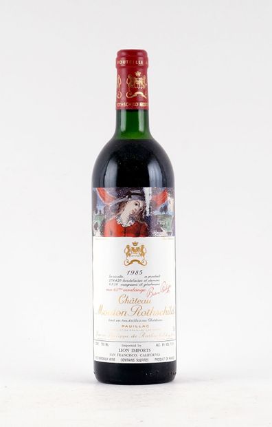 Château Mouton Rothschild 1985 - 1 boute...