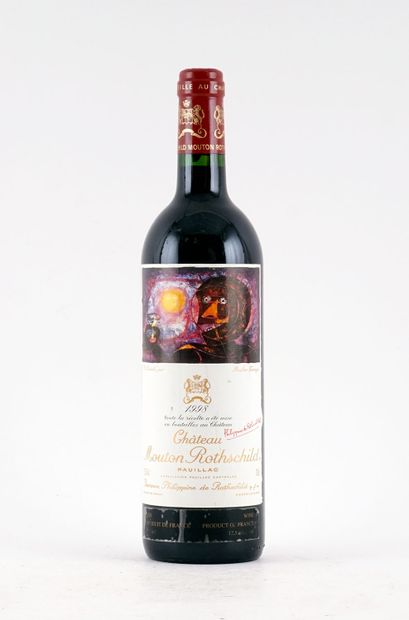 Château Mouton Rothschild 1998 - 1 boute...
