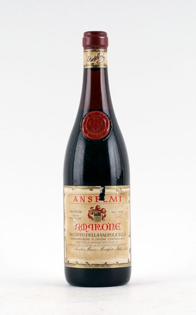 Roberto Anselmi Amarone 1974 - 1 bouteil...
