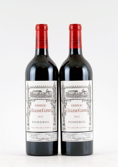 Château L'Église-Clinet 2012 - 2 bouteil...