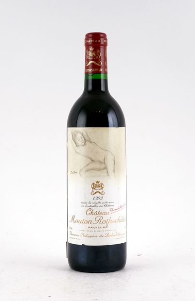Château Mouton Rothschild 1993 - 1 boute...