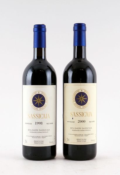 Sassicaia 1998 2000 - 2 bouteilles