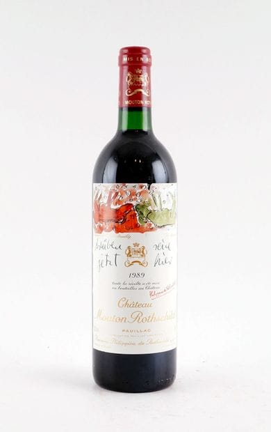 Château Mouton Rothschild 1989 - 1 boute...