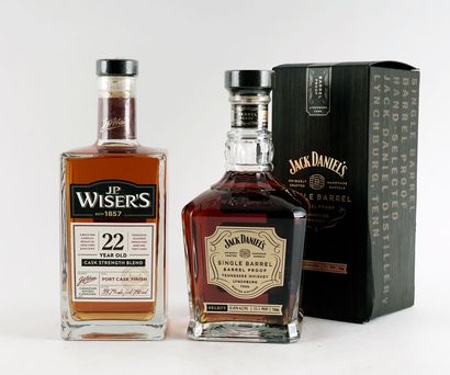 J.P. Wiser's 22 Year Old Cask Strength Blend...
