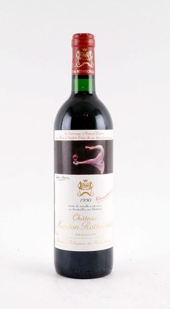Château Mouton Rothschild 1990 - 1 boute...