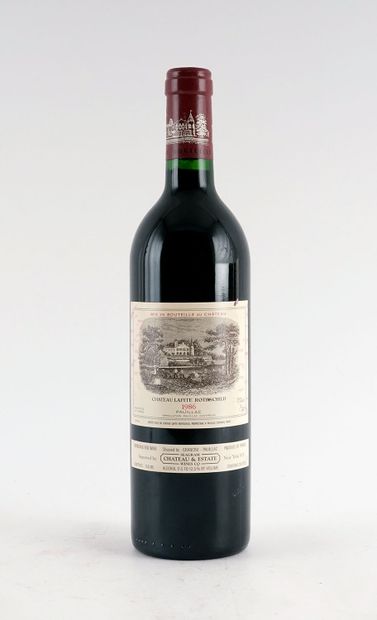 Château Lafite Rothschild 1986 - 1 boute...