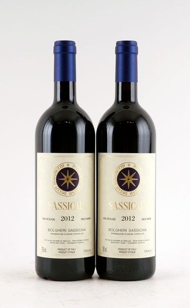 Sassicaia 2012 - 2 bouteilles