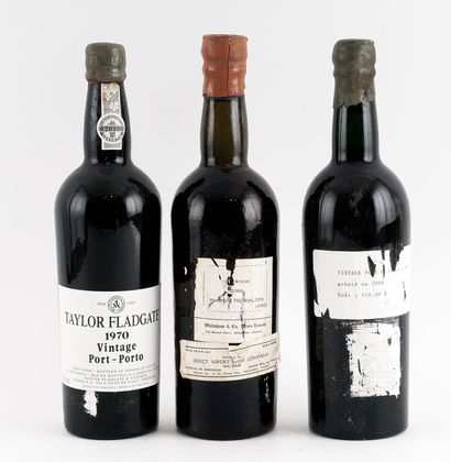 Taylor Fladgate 1970, Sandeman 1896 (reconditionnée...