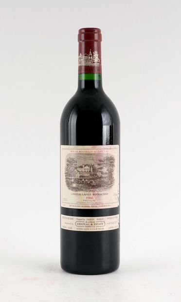 Château Lafite Rothschild 1986 - 1 boute...