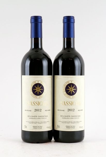 Sassicaia 2012 - 2 bouteilles