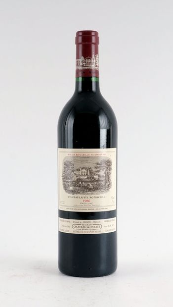 Château Lafite Rothschild 1986 - 1 boute...