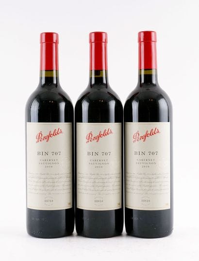 Penfolds Bin 707 2010 - 3 bouteilles
