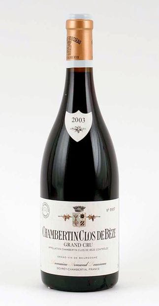 Chambertin Clos de Bèze Grand Cru 2003, Armand...