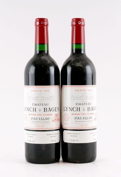 Château Lynch Bages 1996 - 2 bouteilles