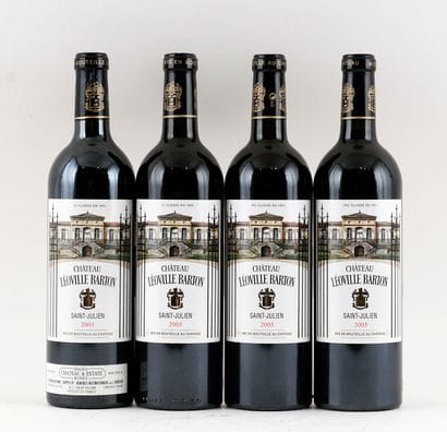 Château Léoville Barton 2003 2005 - 4 bo...