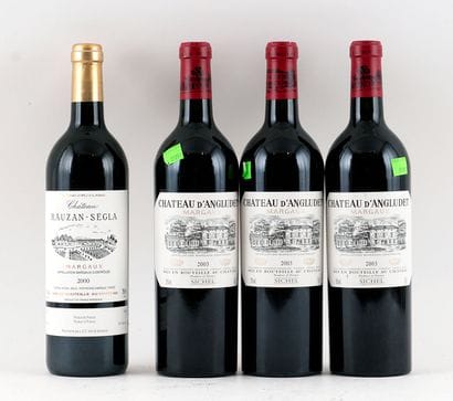 Château Rauzan-Ségla 2000 2003 - 4 boute...