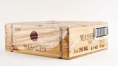 Masseto 2011
Toscana I.G.T.
Niveau A
3 bouteilles
Caisse...