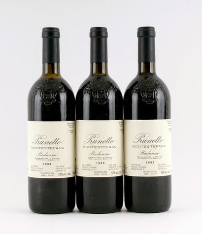 Prunotto Montestefano 1993 - 3 bouteille...