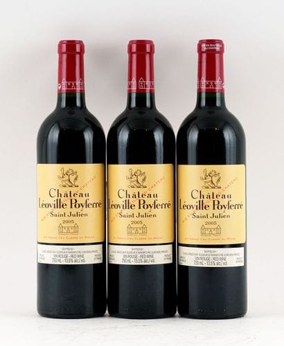 Château Léoville Poyferré 2001 - 3 boute...