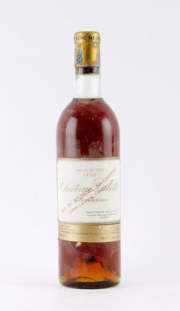 Château Gilette Crème de Tête 1950
Sauternes...