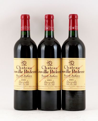 Château Léoville Poyferré 2001 - 3 boute...