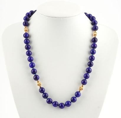 LAPIS-LAZULI, 14K GOLD
Necklace composed...
