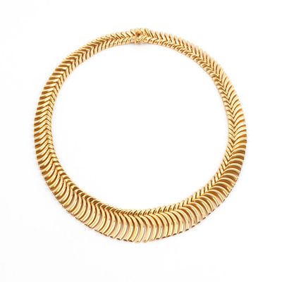18K GOLD
18K yellow gold drapery necklace...
