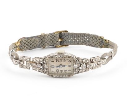 18K GOLD, DIAMONDS
Watch in 18K white gold,...