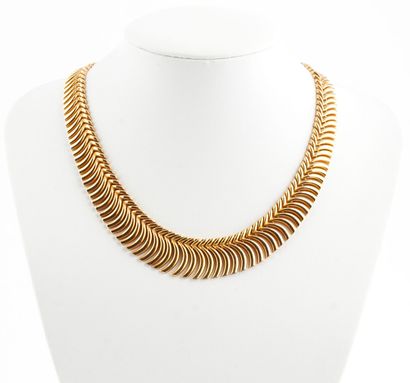 18K GOLD
18K yellow gold drapery necklace...