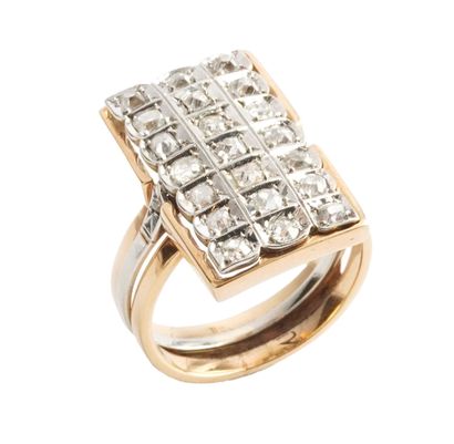 14K, 18K GOLD, DIAMONDS 
Ring composed of...
