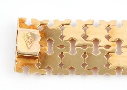18K GOLD
Wide articulated bracelet in 18K...