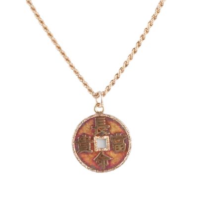 14K GOLD
13K yellow gold chain with twisted...