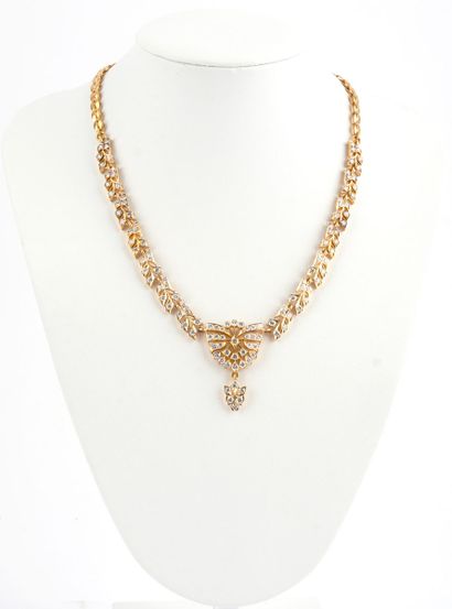 20K GOLD, DIAMONDS
Openwork necklace in 20K...