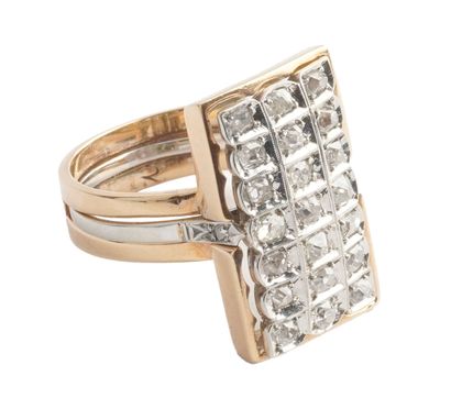 14K, 18K GOLD, DIAMONDS 
Ring composed of...