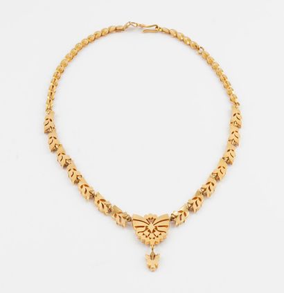 20K GOLD, DIAMONDS
Openwork necklace in 20K...