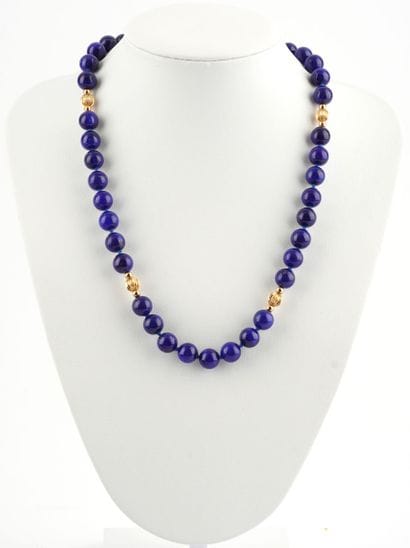 LAPIS-LAZULI, 14K GOLD
Necklace composed...
