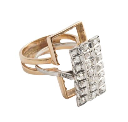 14K, 18K GOLD, DIAMONDS 
Ring composed of...