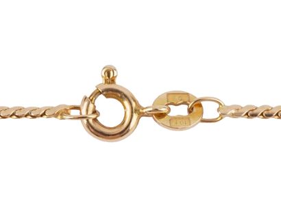 10K GOLD
Chain and pendant stylizing a fish...