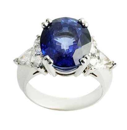 18K GOLD, SAPPHIRE 9.65 CT, DIAMONDS
18K...