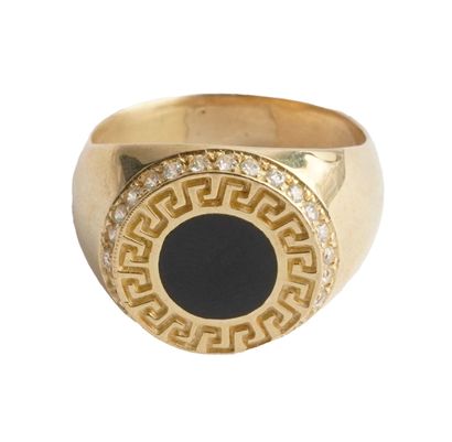 10K GOLD
Men's Chevalière in 10K yellow gold...
