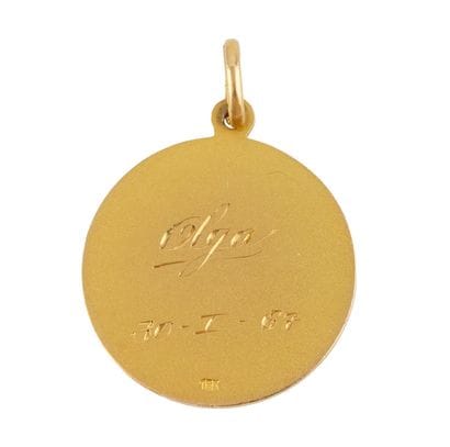 18K GOLD
Pendant in 18K yellow gold stylizing...